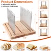 Bread Slicer, Stainless Steel Bread Slicer for Homemade Bread,Adjustable Bread