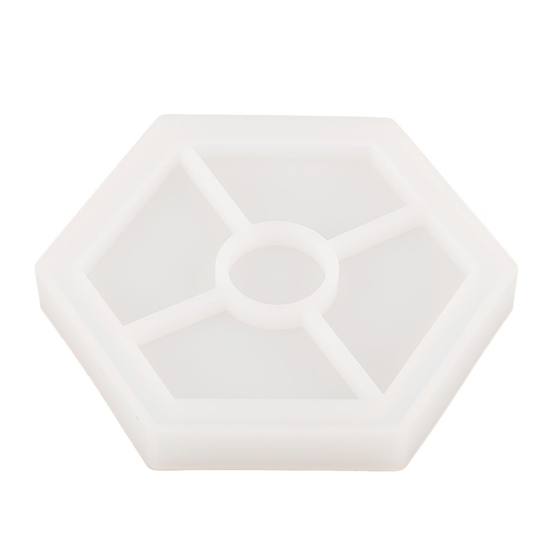 8 Pcs Silicone Coaster Molds Silicone Epoxy Resin Coaster Casting