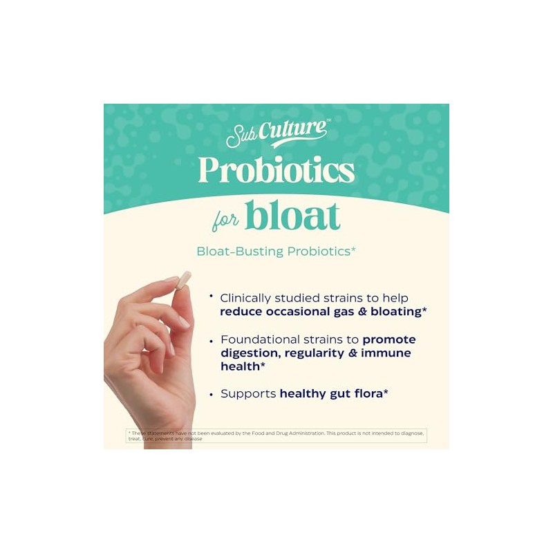 Enzymedica Probi?ticos Subculture para Gases e Hinchaz?n