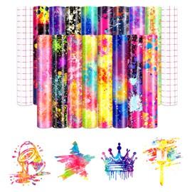 HTVSTD Summer Plaid HTV Heat Transfer Vinyl 16pcs10*12in Iron on Vinyl