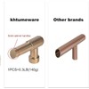 khtumeware 10 Pack 6 Inch(152mm) Champagne Bronze Kitchen Cabinet Handles