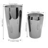 2pcs Stainless Steel Boston Cocktail Shaker Cup Bar Mixing Drink
