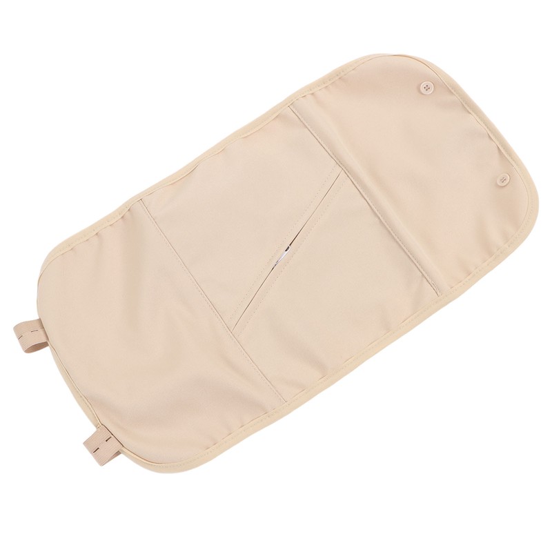 2pcs Castor Oil Stomach Pack Reusable Zipper Pocket Less Mess