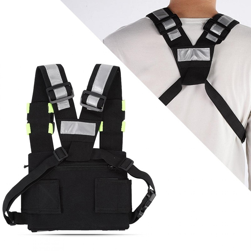 Kuuleyn Walkie Talkie Vest, Chest Strap Pack, Chest Strap Front