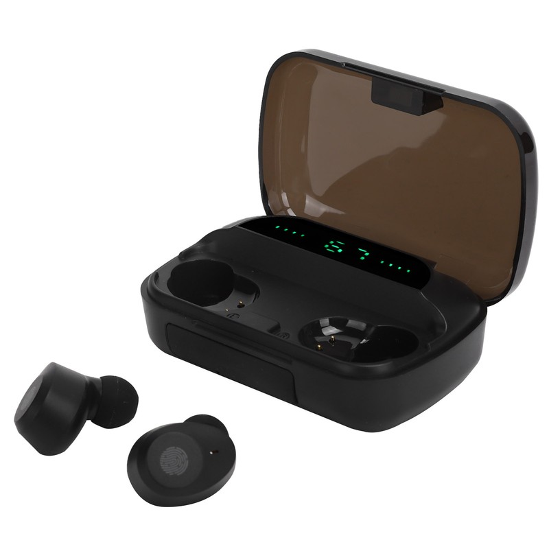 Wireless Bluetooth Earbuds Dual Ear Wireless Headset with Battery Display