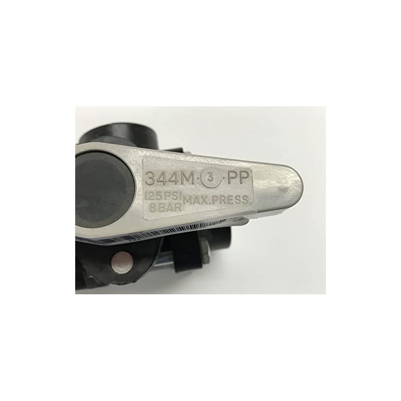 TeeJet AA344M-3-3/4-PP 3-Way Manual Ball Valve