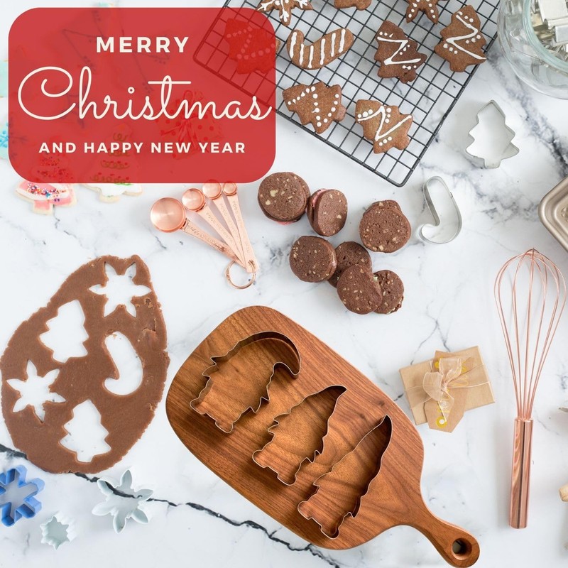 Orapink 3 Pieces Gnome Cookie Cutters Set for Baking Stainless