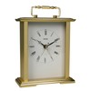 Acctim Gainsborough Mantel Clock Quartz Polished Metal Carriage Clock Energy