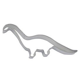 R&M Brontosaurus 6" Cookie Cutter in Durable, Economical, Tinplated Steel
