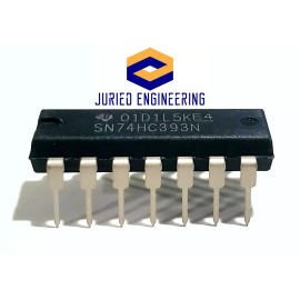 Texas Instruments 10PCS SN74HC393N 74HC393 Dual 4-Bit Binary Counters IC