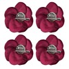 Sanrich Women's Brooches 4pcs Rose Flower Hair Clip Mexican Hair