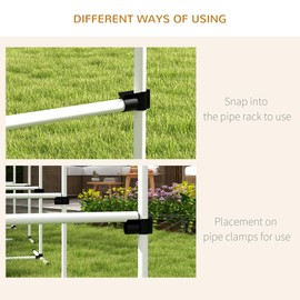 FocusOnHome 8 Piece Dog Agility Training Equipment for Dog Agility Course with Adjustable Height Jump Bars, Included Carry Bag, & Displacing Top Bar, White