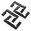 CRL Black Replacement Gasket Pack with Fin for Geneva Hinges