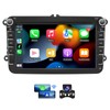 4Core+64G Car Radio for VW Volkswagen Seat Golf Passat Jetta