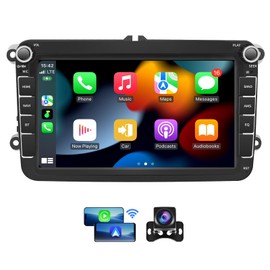 4Core+64G Car Radio for VW Volkswagen Seat Golf Passat Jetta Beetle Tiguan Touran EOS Stereo 8 inch Upgrade Android 13 Touch Screen Wireless Carplay& Android Auto Bluetooth GPS Backup Camera