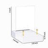 UoYeet Acrylic Easel Display Stand with Adjustable Gold-Toned Hardware for