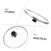 FUNOMOCYA Universal Pot Cover for 24cm Cookware Tempered Glass Lid