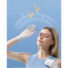 CAMSTIC Women's Ultra Thin UPF 50+ Summer UV Protection Touchscreen Driving Gloves, Pink, Small/Medium