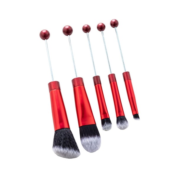 perfeclan 5x Beadable Makeup Brushes, Make up Brush Tool Kits,