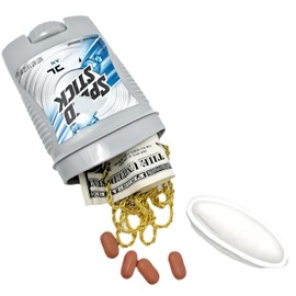 JSSELLER Secret Diversions Safe Stash Compatible with Men Speed Stick - Deodorant Hidden Compartment, Container for Cash, Keys, Jewelry, Travel Pill Box and Everyday Use