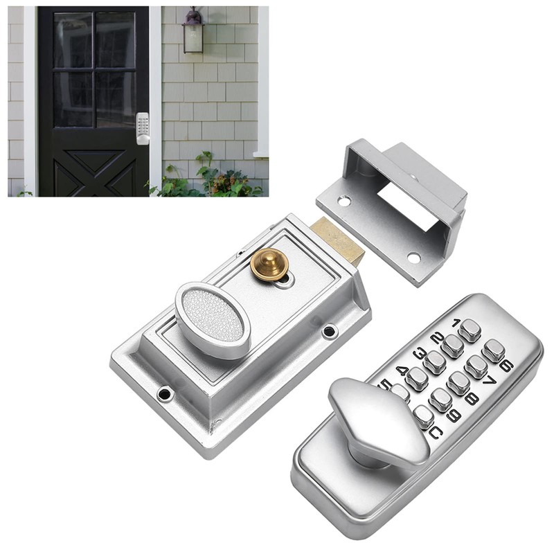 Push Button Door Lock Mechanical Code Lock Digital Password Door