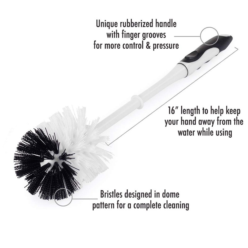 Fuller Brush Bowl Brush & Plunger in Caddy Set– 16-Inch