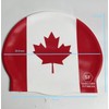 Canada Swim Cap Adult Standard-Size for Competitive or Recreational Swimmer