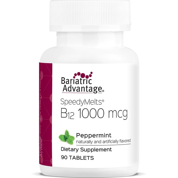Bariatric Advantage B-12 Speedy Melts, Vitamin B12 1000 mcg Supplement,