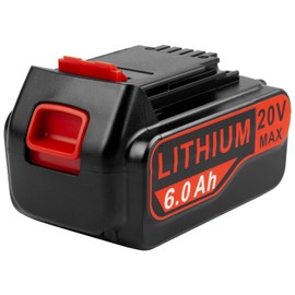 LBX4020 20V 6000mAh Battery Packs Compatible with Black&Decker 20V LBXR20 LBXR20B LBXR20-OPE LBXR2020 LBXR20 LB20 LBX20 LB2X4020 Cordless Power Tools