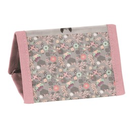 Ragusa-Trade Girls' / Children's Wallet with Drawstring with Great Horse Motif, 12 x 8.5 x 1 cm, Rose/Grey (Ko), coin purse