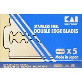 5 Kai stainless steel razor blades (1 Pack)