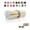 4" Inch Long Wooden Refill Matchsticks with Strike Stickers -