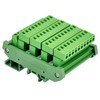 Slim DIN Rail Mount 10A/300V Pluggable Screw Terminal Block Distribution