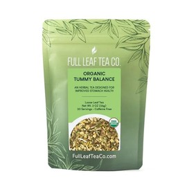 Organic Tummy Balance Loose Leaf Tea - 2oz Bag (Approx. 30 Servings) | Full Leaf Tea Co.
