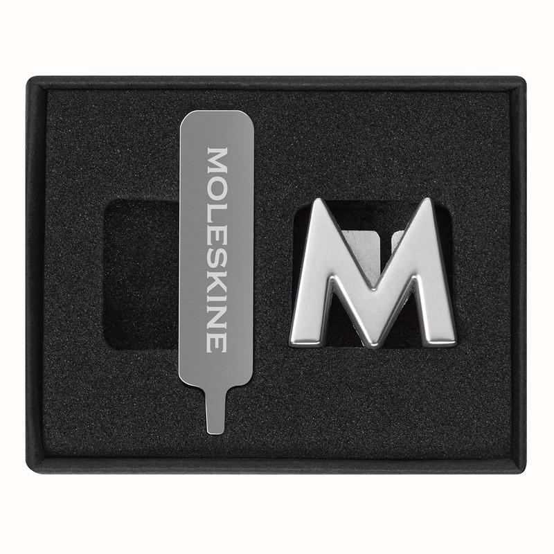 Moleskine Pin M Silver