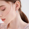 YUIITU Women's Earrings, Popular, High Quality Zirconia, Birthstone, Hoop Earrings,