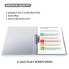 CRANBURY Punchless Clamp Binder (Dusky Gray), Ringless Binder Holds 100