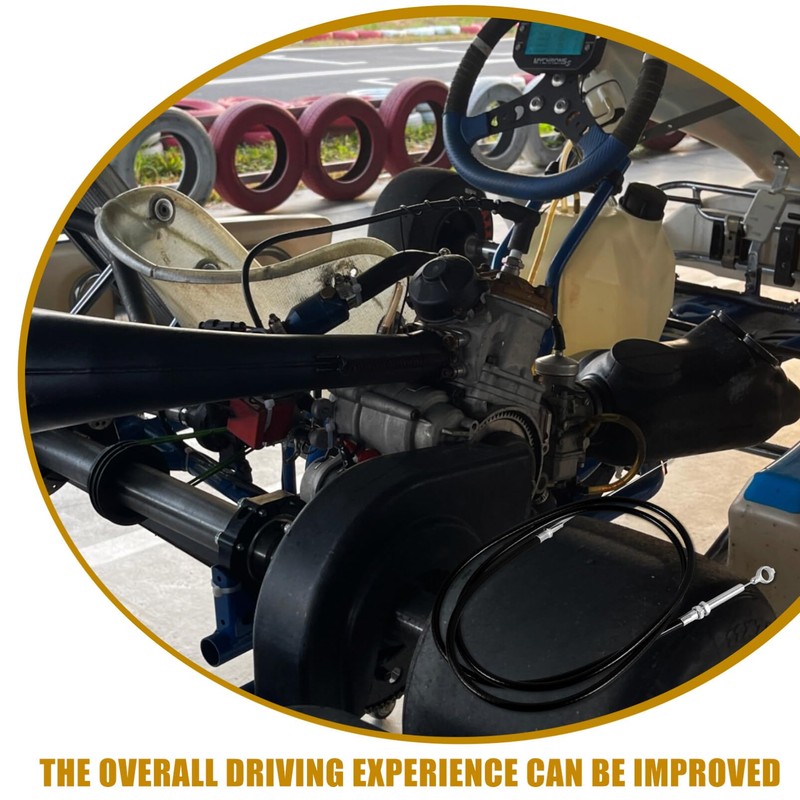 iplusmile 1set Throttle Cable Kit Spring Compatible Engines Easy Installation