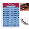 Mayhug Natural Lash Clusters Left&Right 120pcs Eyelash Clusters D Curl