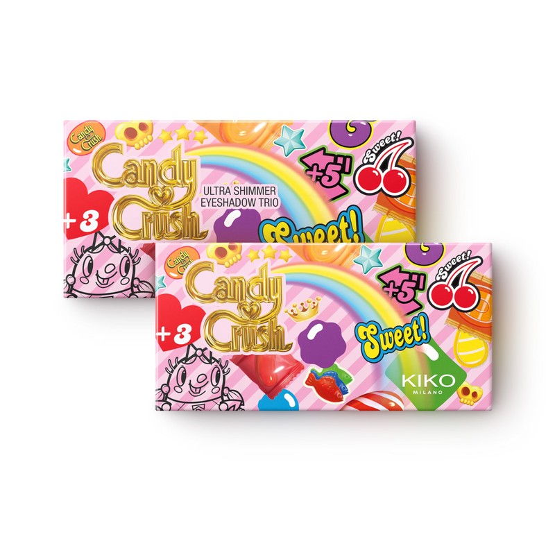 KIKO Milano Candy Crush™ Ultra Shimmer Eyeshadow Trio, Palette With