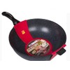 Ceramic Marble Coated Cast Aluminium Non Stick Wok 34 cm