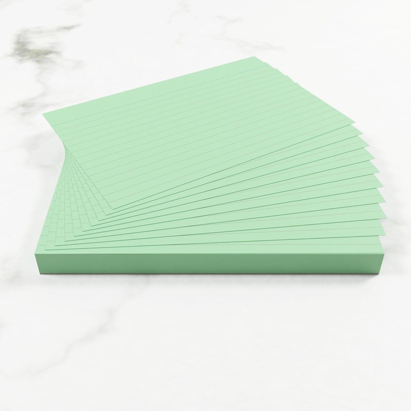 Silvine A6 Flash Cards, Revision & Study - Lined (50