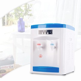 5 Gallons Water Cooler Dispenser Freestanding Water Cooler Electric Water Dispenser Bottom Loading Hot+Cold Water Dispenser Countertop with Child Safety for Homes Kitchens Offices Dorms