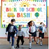 Back to School Bash Backdrop Banner End of Summer Back