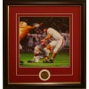Daniel Moore ALABAMA football "The Kick II" by Daniel Moore - framed print - Philip Doyle