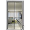 Magnetic Door Screen 90 x 230cm Black - Keep Bugs