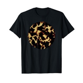 Tortoise Shell Tortoiseshell Pattern Print T-Shirt