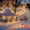 Joysing Solar Christmas Lighting Outdoor Star 2 Pieces 75 LED