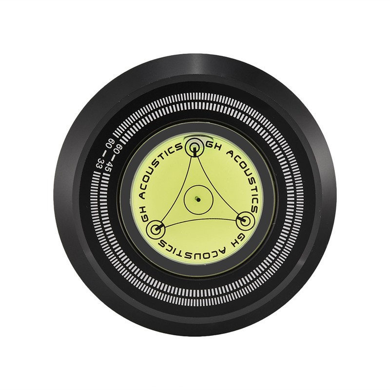 60Hz Turntable Disc Record Stabilizer Clamp with Bubble Level for