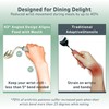 Adaptive Utensils (4-Piece Kitchen Set) Weighted - 42° Angled Adaptive